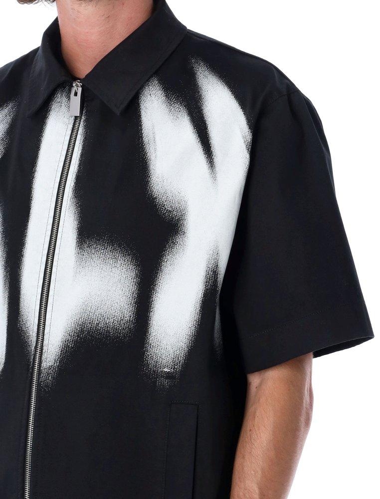 ALYS★Short-Sleeved Logo Zip-up Shirts★格調高いシャツ★人気 1017 ALYX 9SM Zip-up Short Sleeved Shirt in Black for Men | Lyst