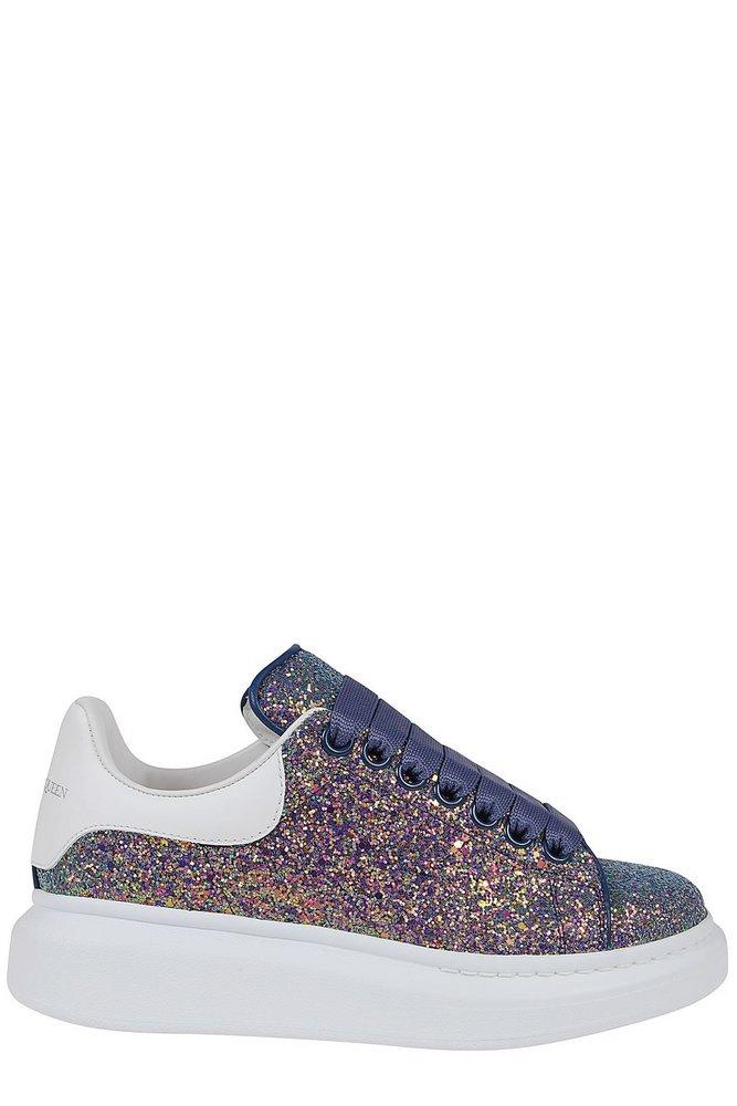 Alexander McQueen Kids Crystal Embellished Oversized Sneakers Shoes 28 |  eBay
