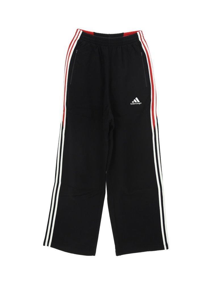 Balenciaga X Adidas Logo Printed Baggy Pants in Black for Men | Lyst