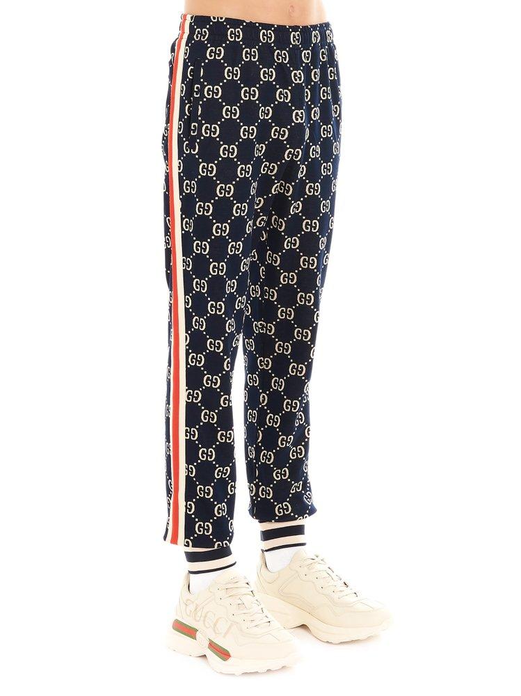 Gucci GG Jacquard Track Pants in Black for Men | Lyst
