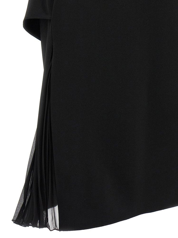 Courreges 'Infinty Pleats A-Line' Dress in Black | Lyst