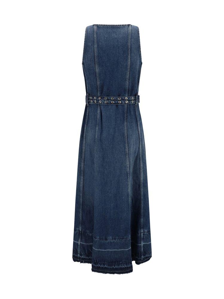 【送料&関税込】Ganni Light Denim Maxi Dress GANNI Light Denim Maxi Dress — MILI