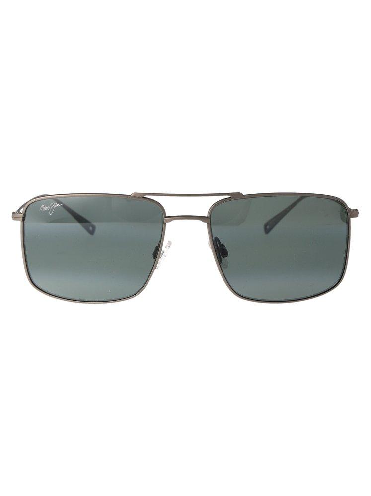 Maui Jim Aeko Square Frame Polarized Sunglasses in Gray for Men | Lyst