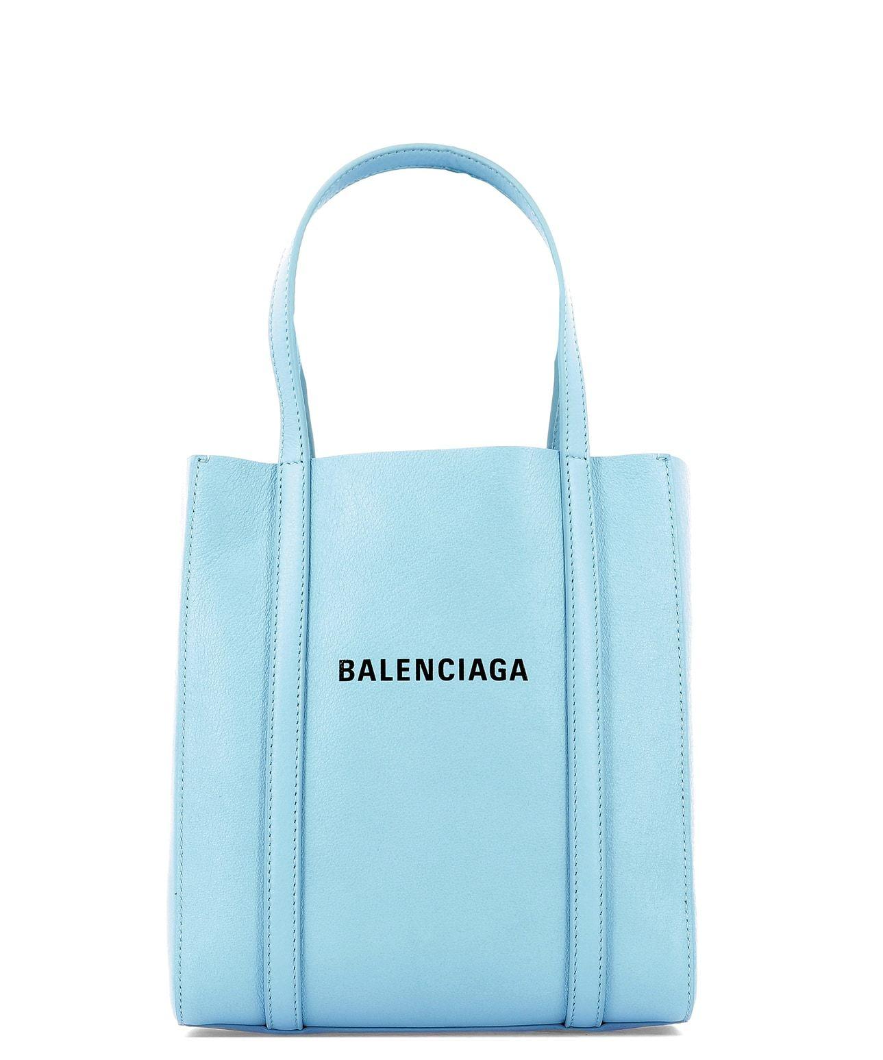 balenciaga blue tote bag