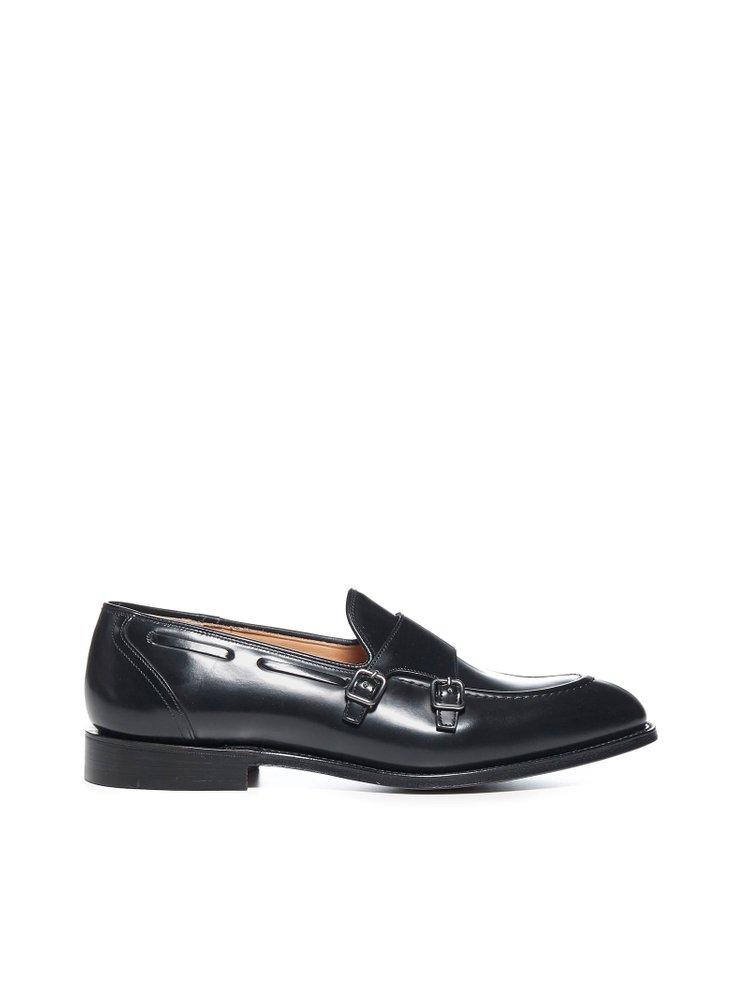 スーパーセール 半額タイムセール churchs-Black-Clatford-Monk- 靴