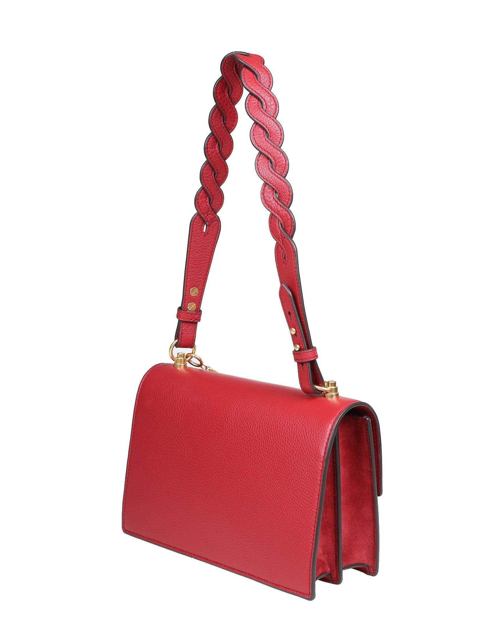 Tory Burch Miller Shoulder Bag In Leather in Red | Lyst