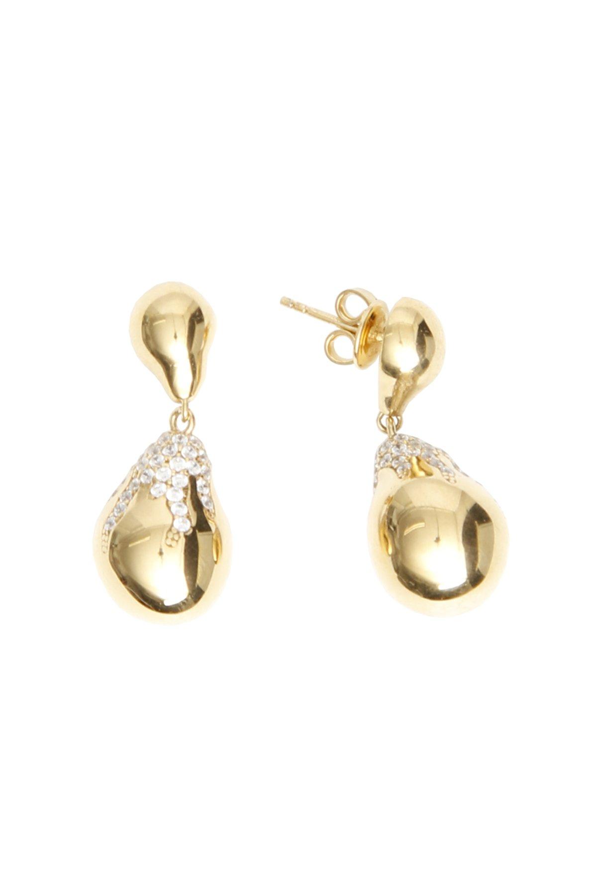 Bottega Drop Earrings in Gold (Metallic) Lyst