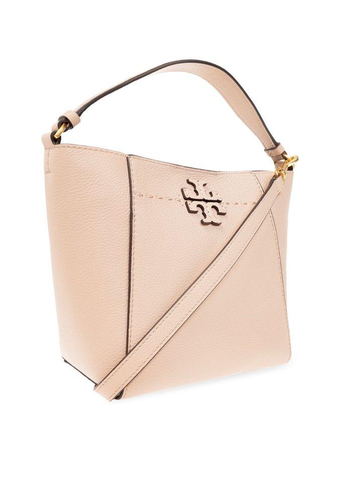 Tory Burch Mcgraw Small Bucket Bag in Pink