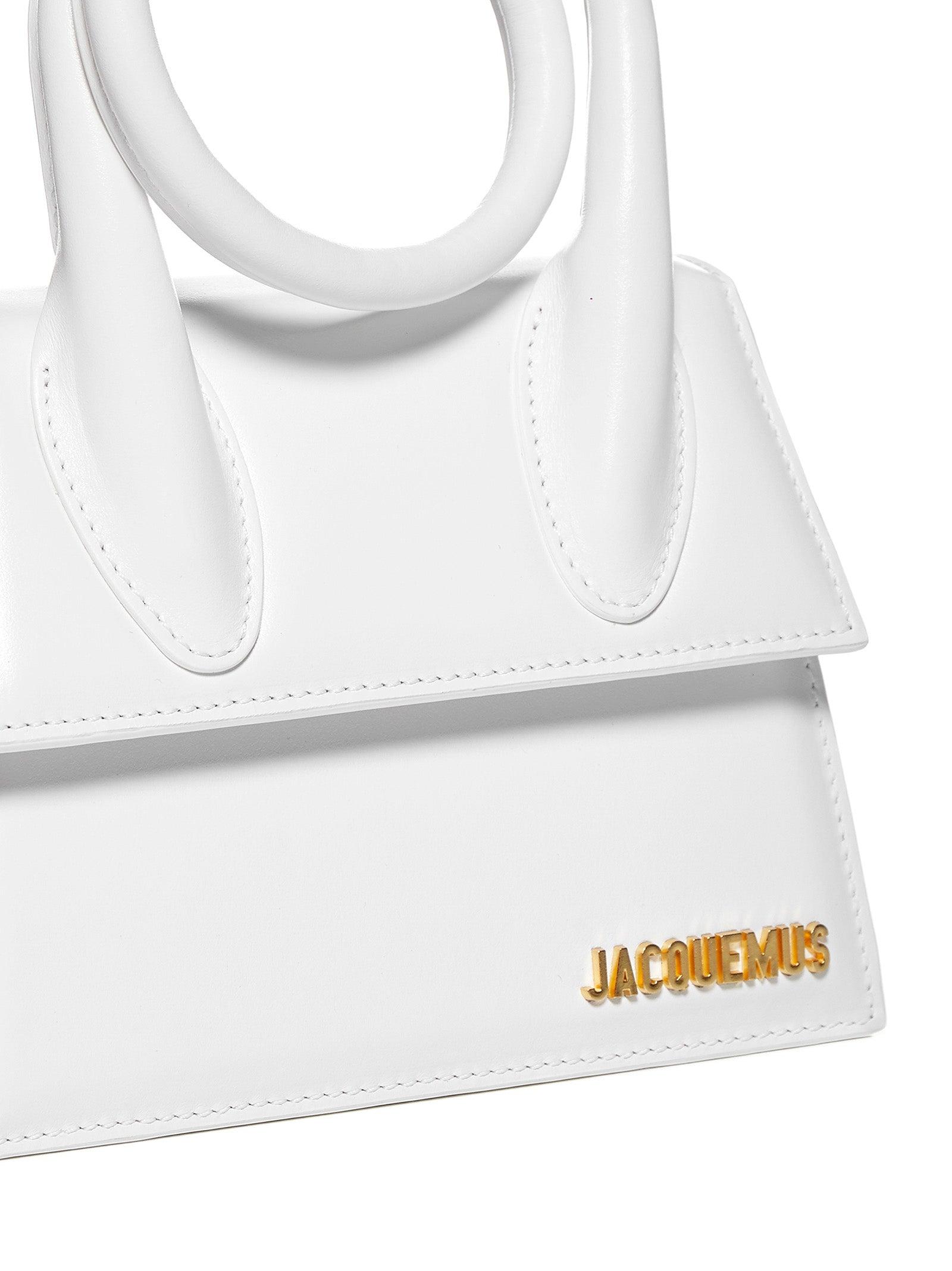 Jacquemus Leather Le Chiquito Noeud Shoulder Bag in White - Lyst