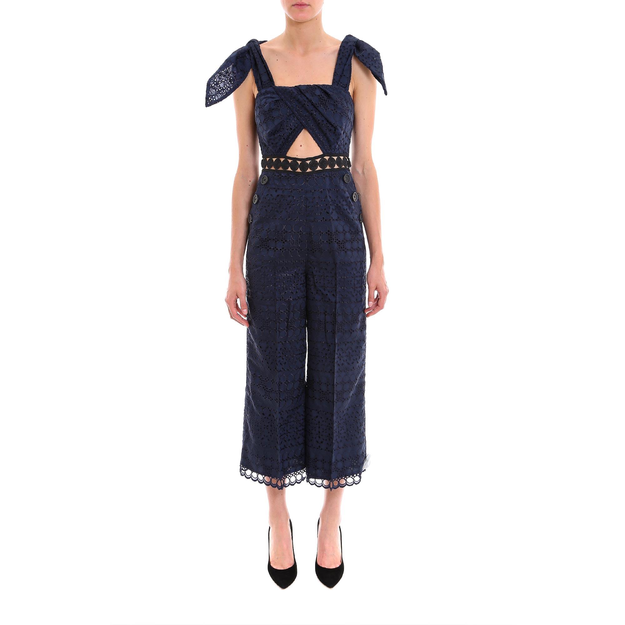 Shoulder Lace Jumpsuit 