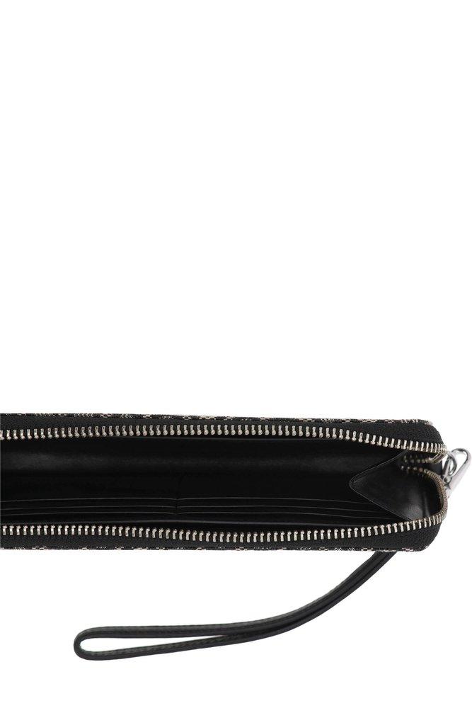 Marc Jacobs Wallets Black The Monogram Zip-Around Wallet - Women