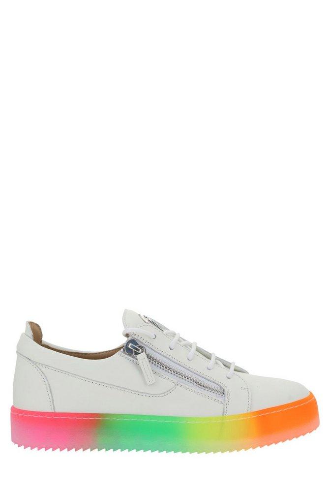 giuseppe rainbow sneakers