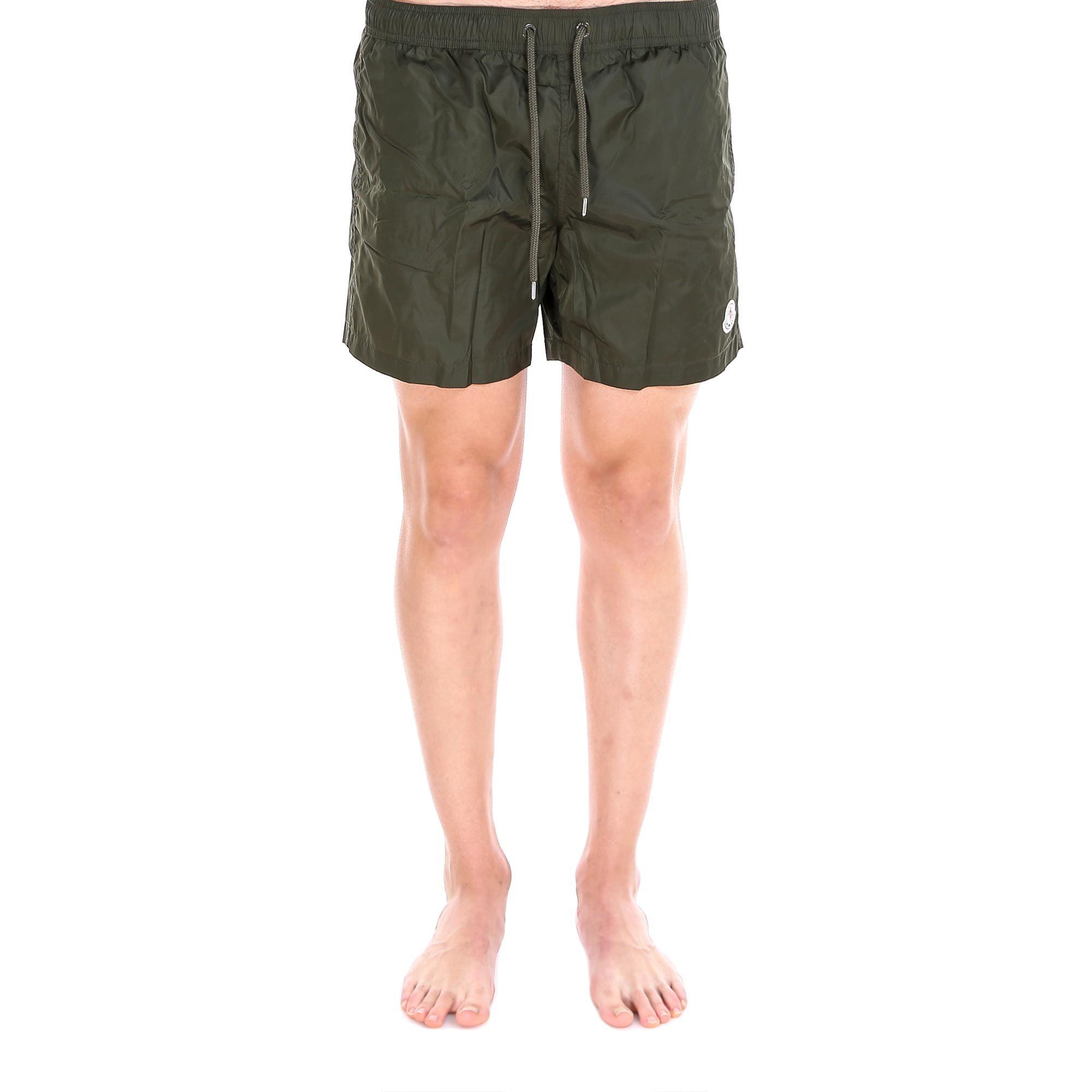 moncler swim shorts green