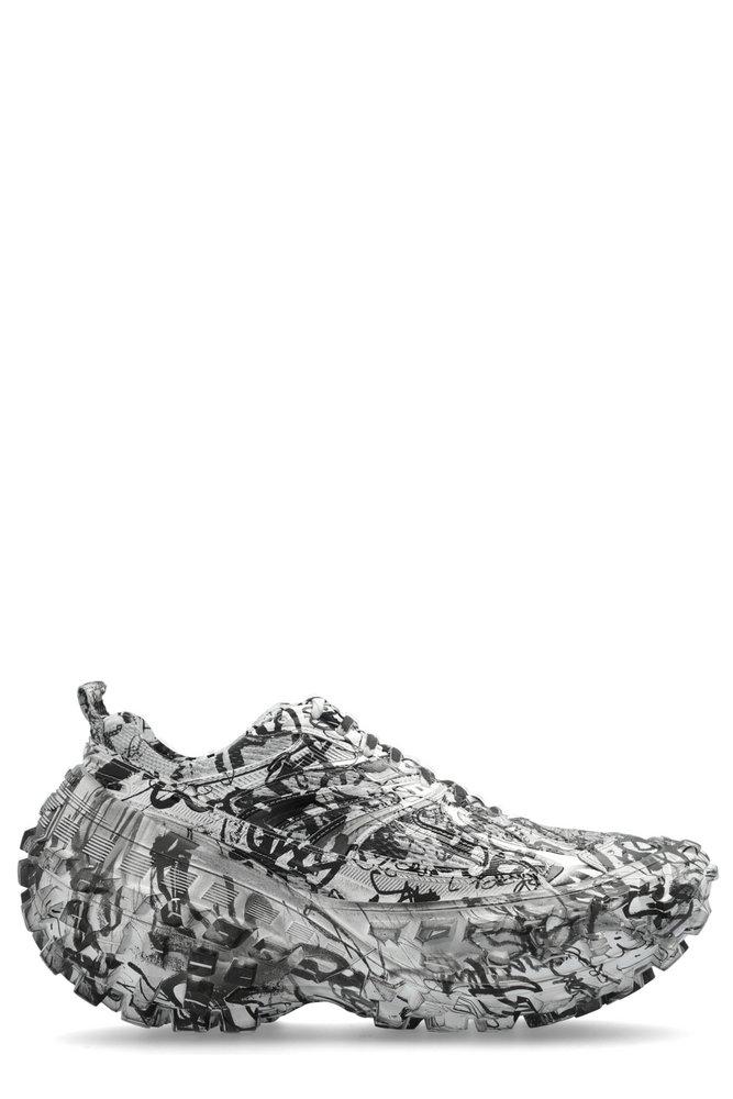 ●送料込●BALENCIAGA●Bouncer Graffiti スニーカー Balenciaga Bouncer Graffiti Print Men's - 685613 W2RG1 9010 - US