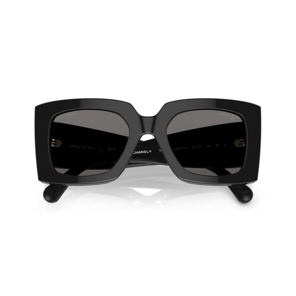Chanel Square Frame Sunglasses in Black