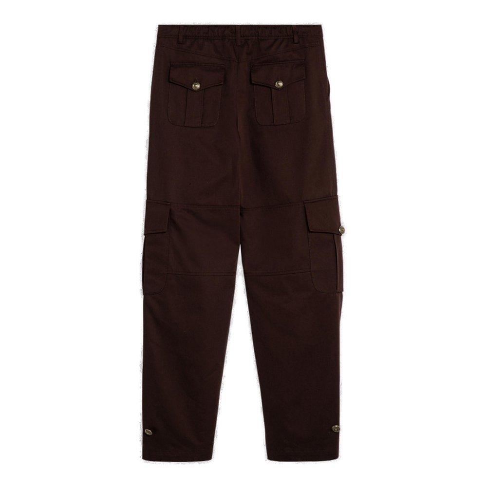 パンツ MOSCHINO Women Straight Pants A03075420 Brown Moschino EN | Women's designer pants and shorts