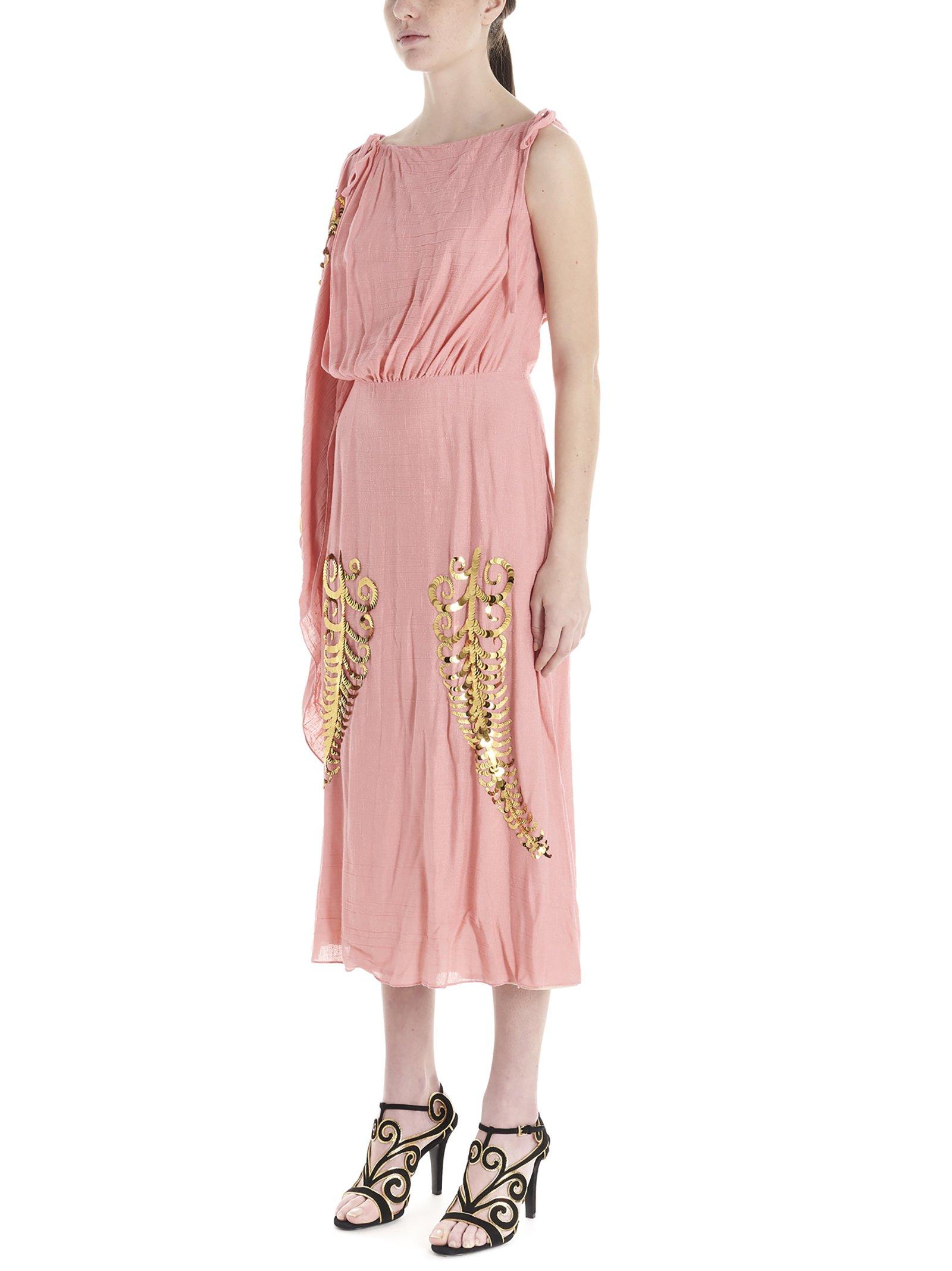 prada pink gown