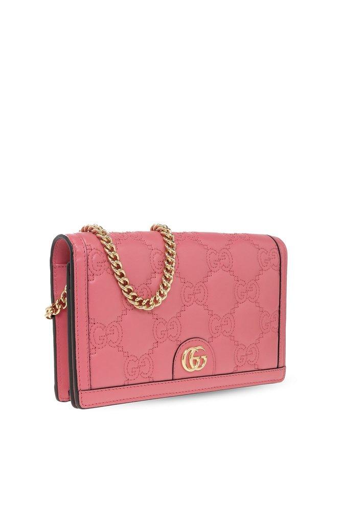 Gucci Wallet On Chain in Red Lyst