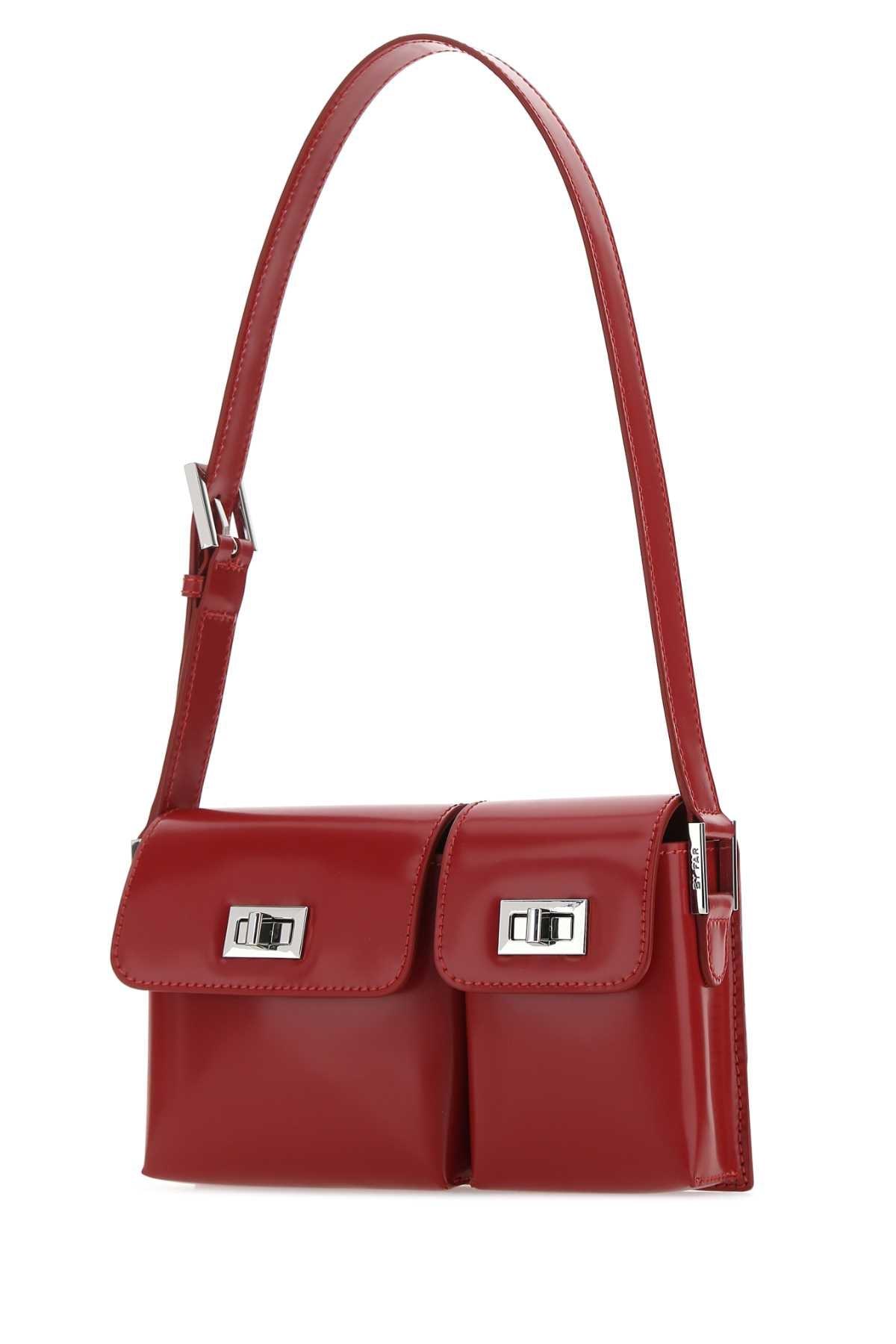 BY FAR Tiziano Leather Baby Billy Shoulder Bag in Red - Lyst