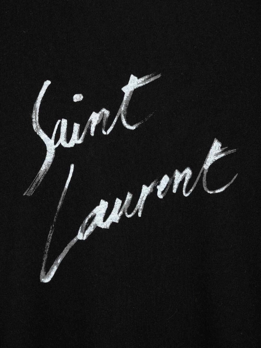 saint laurent signature tee