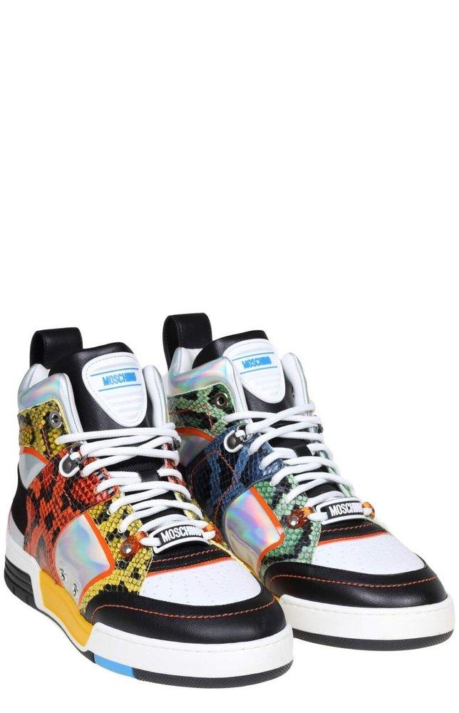 スニーカー Moschino FW25 'Kevin' sneakers (MB15214G0NGA0 100) Moschino 'kevin' Sneakers | italist