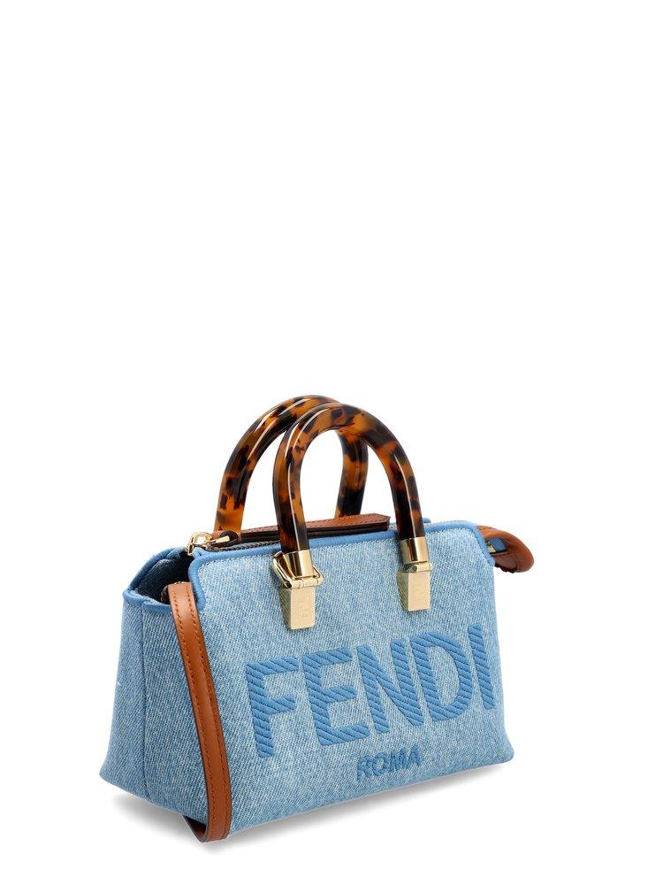 Fendi By The Way Mini Boston Bag in Blue