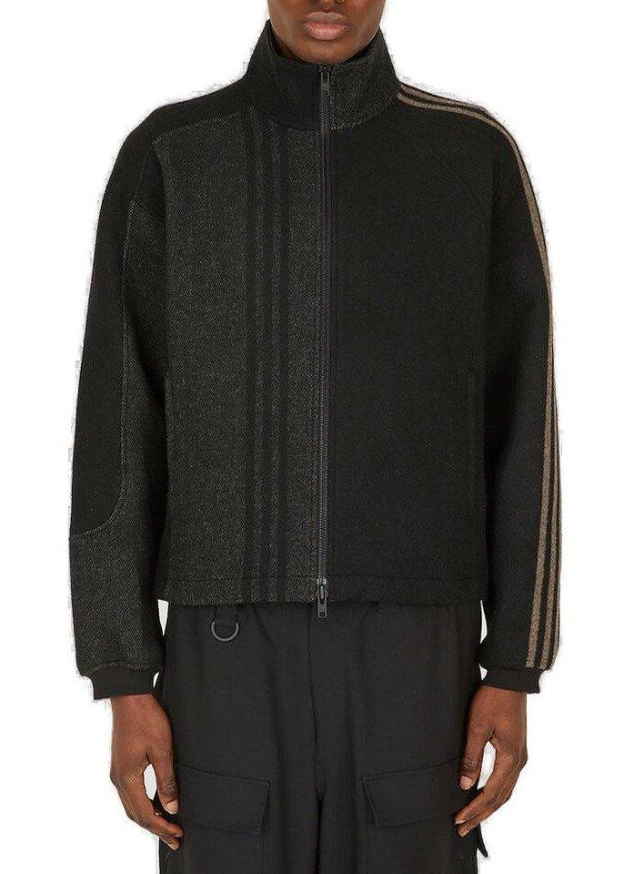 Y3 Engineered 3stripes Track Jacket in Black Lyst