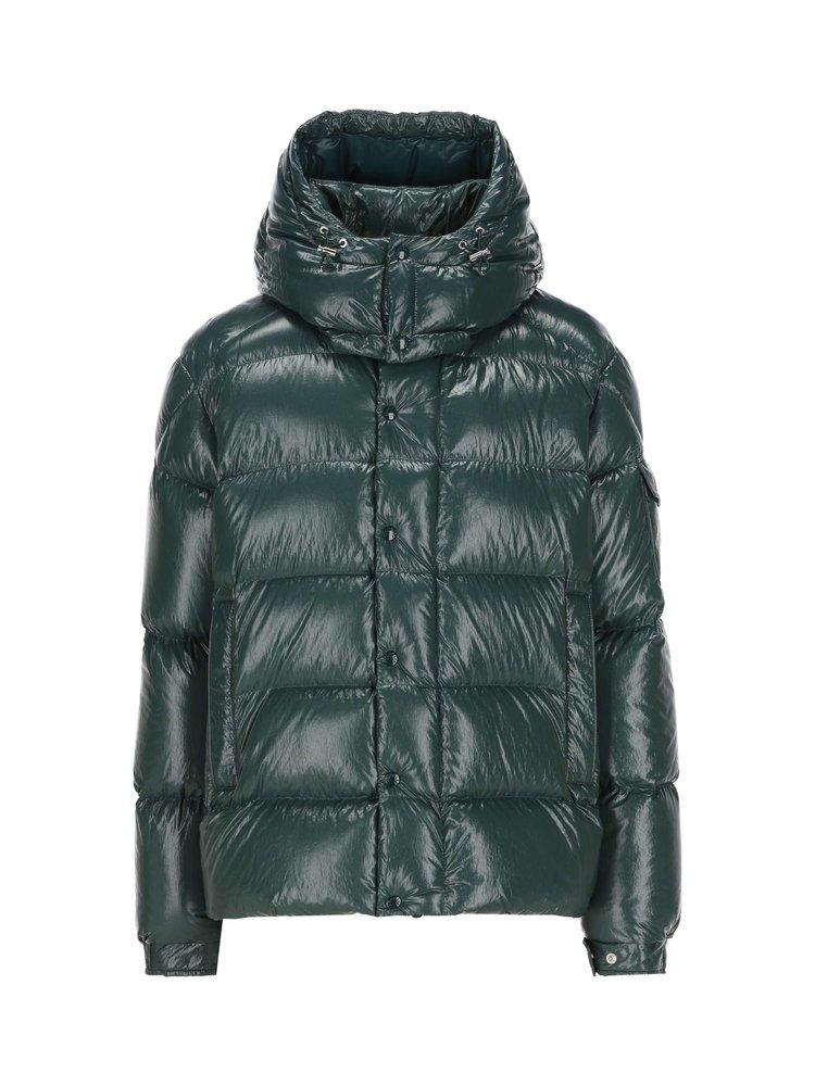 Moncler Maya 70th Anniversary Padded Jacket in Green for Men | Lyst Canada