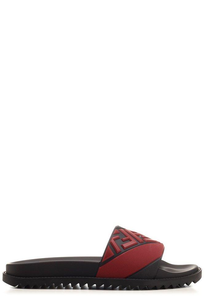 Fendi black best sale slippers