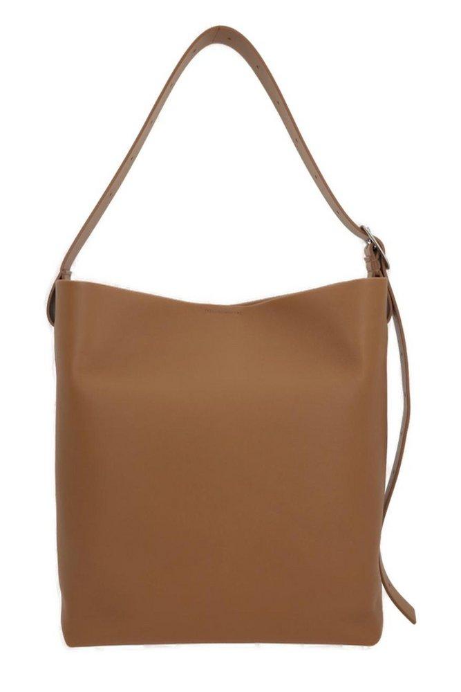 Jil Sander Twisted Hobo Shoulder Bag In Black - 33% Off