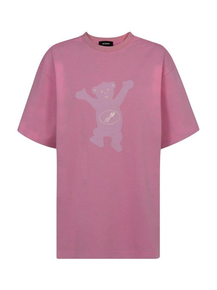 We11done teddy-bear Print Oversize T-shirt - Farfetch
