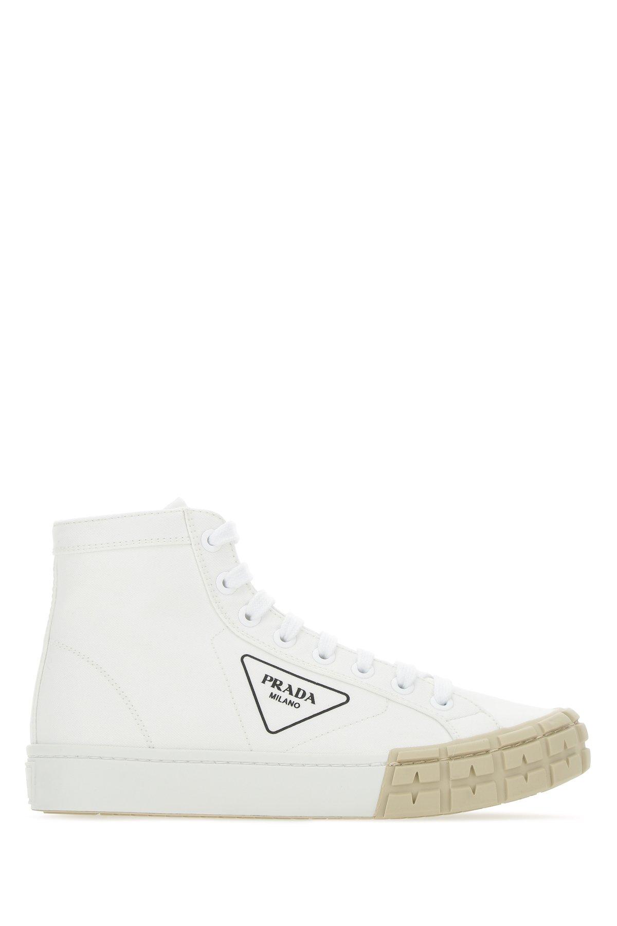 gabardine sneakers prada