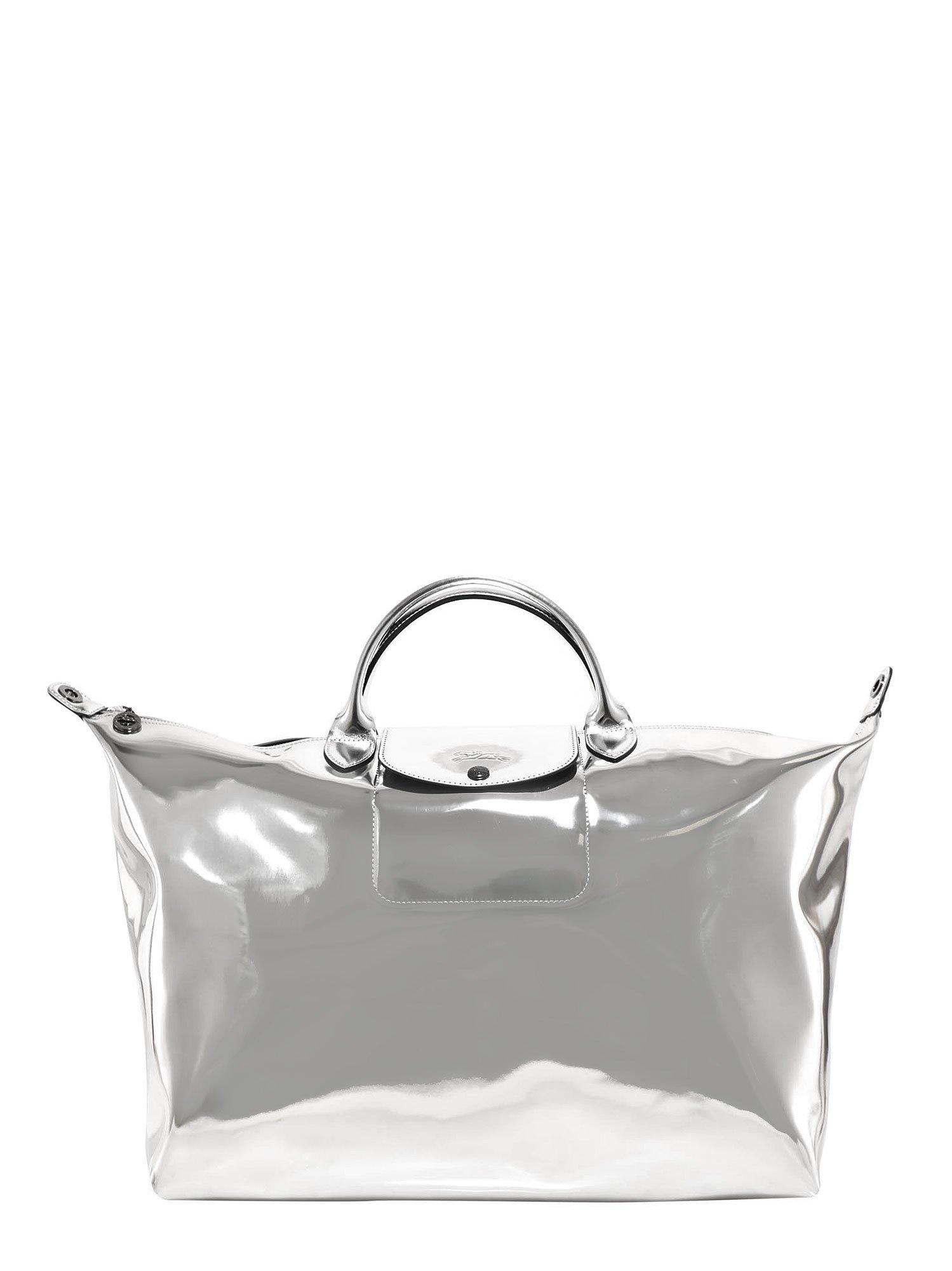 Longchamp Le Pliage Large Travel Bag in Metallic | Lyst