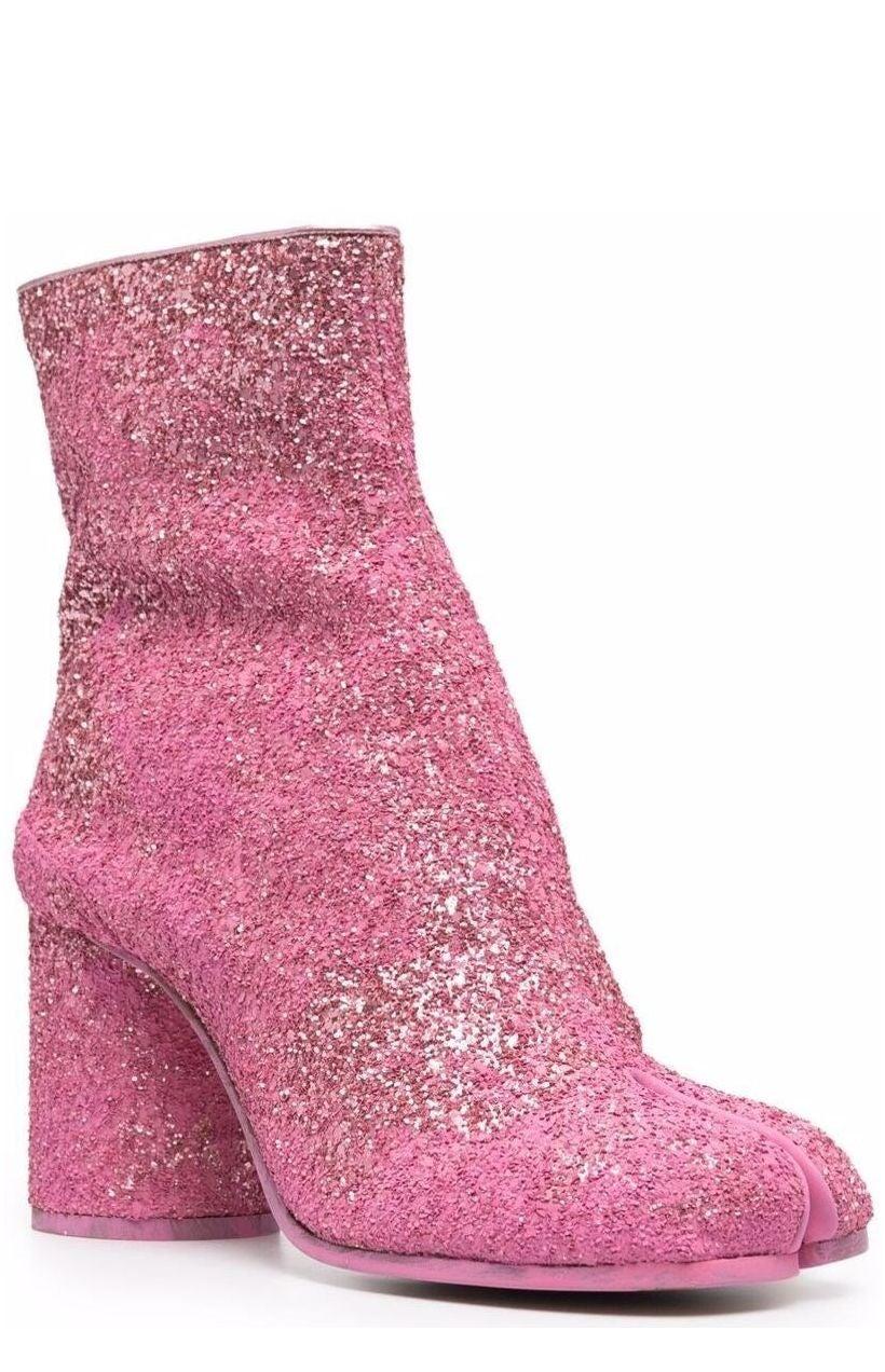 Maison margiela paillettes ankle boots sale
