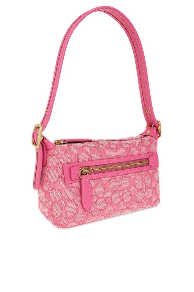 Demi Signature Jacquard Shoulder Bag
