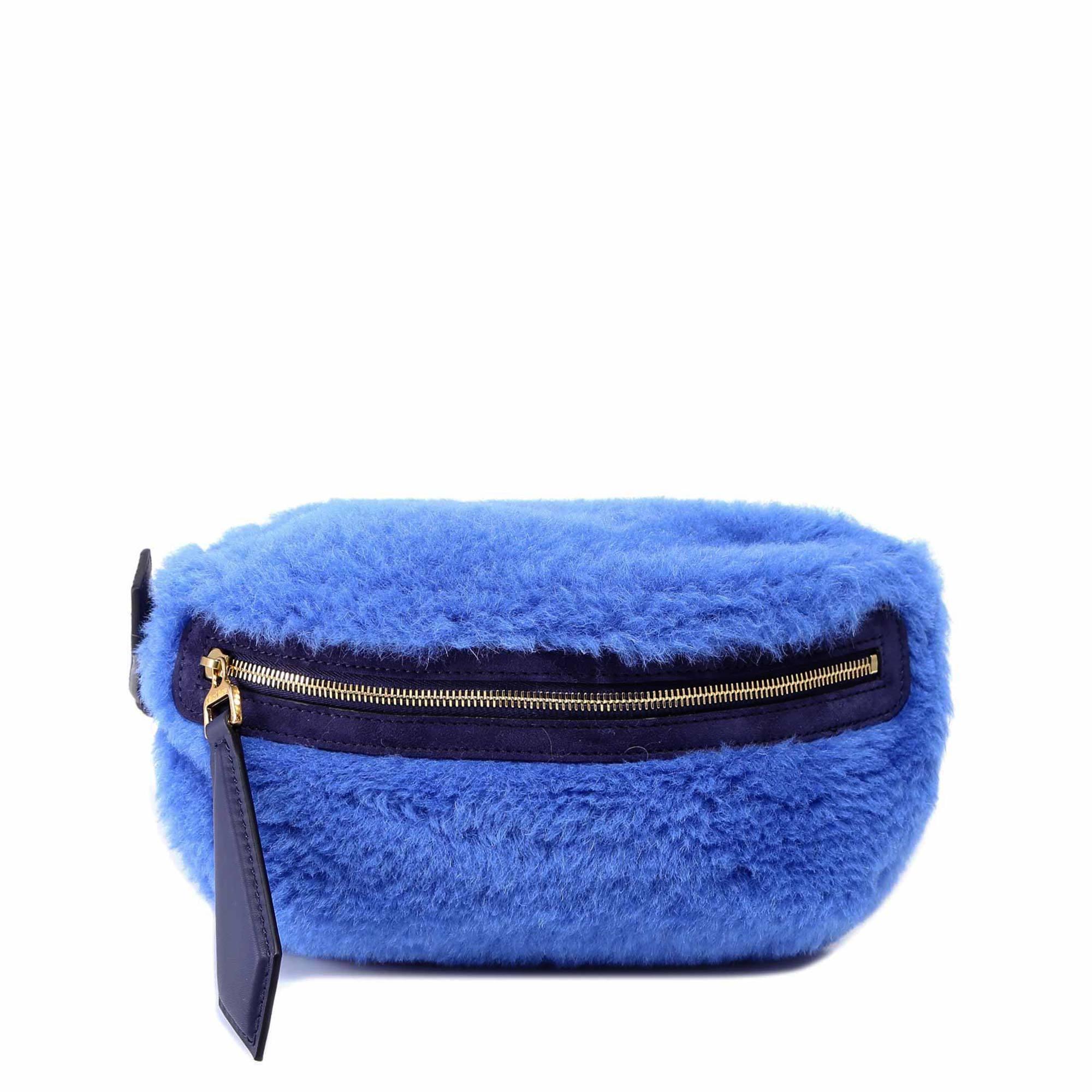 fur belt bag