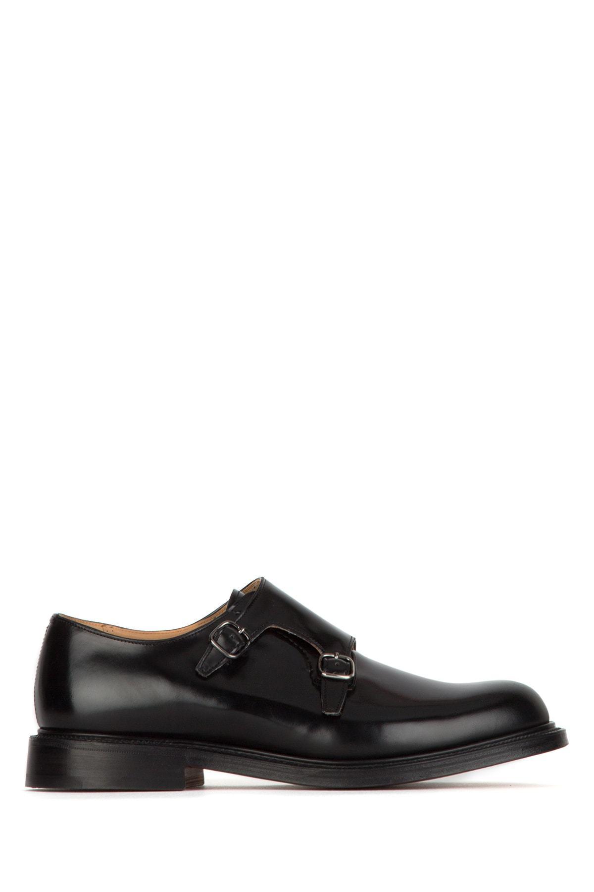 Church's Leather Double Monk Strap Shoes in Black for Men - Lyst