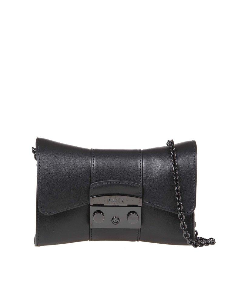 Furla Metropolis Remix Mini In Leather in Black Lyst