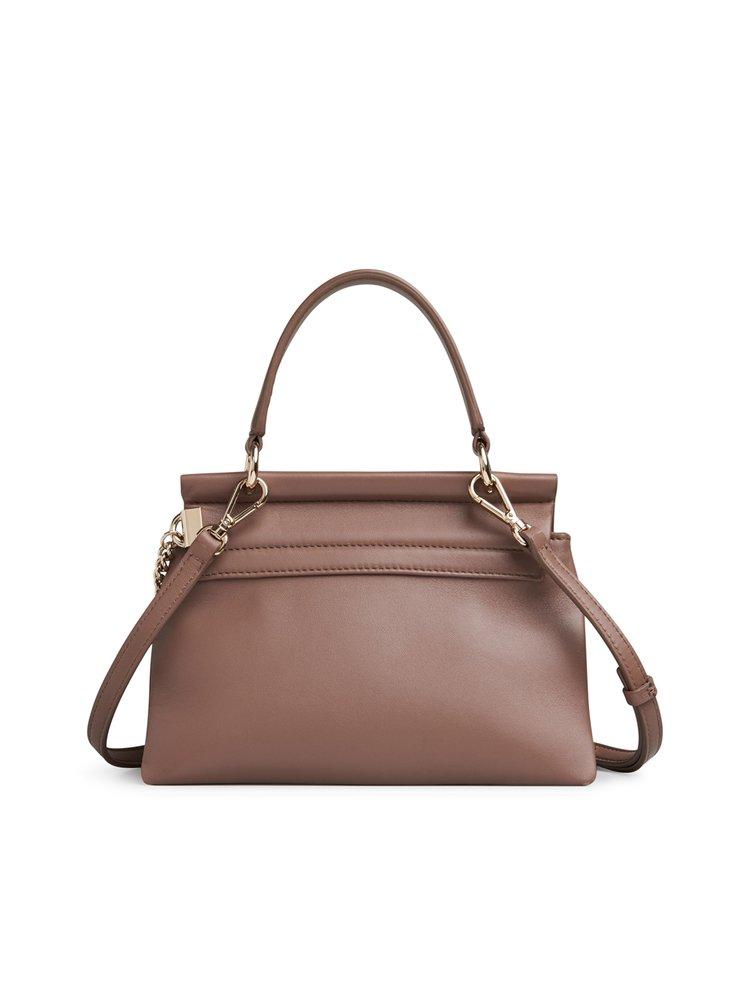 Chloé Small Faye Soft Top Handle Tote Bag in Brown