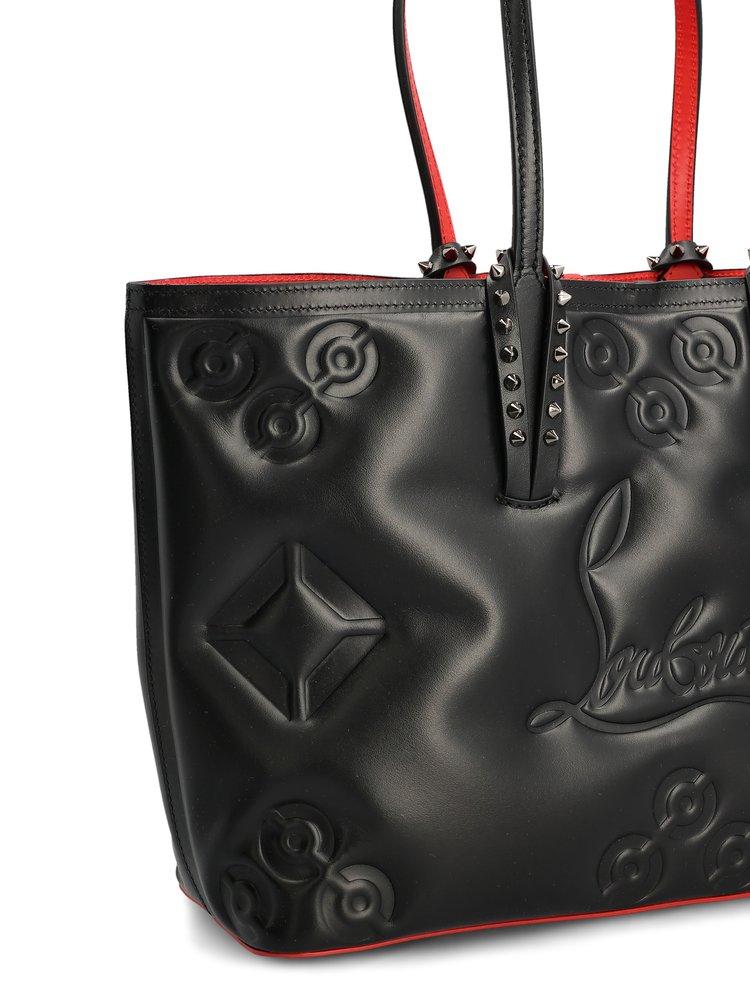 Christian Louboutin Cabata Small Padded Tote Bag in Black