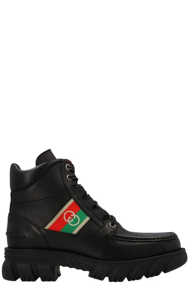 Gucci Ankle Boots With Interlocking G in Black for Men | Lyst