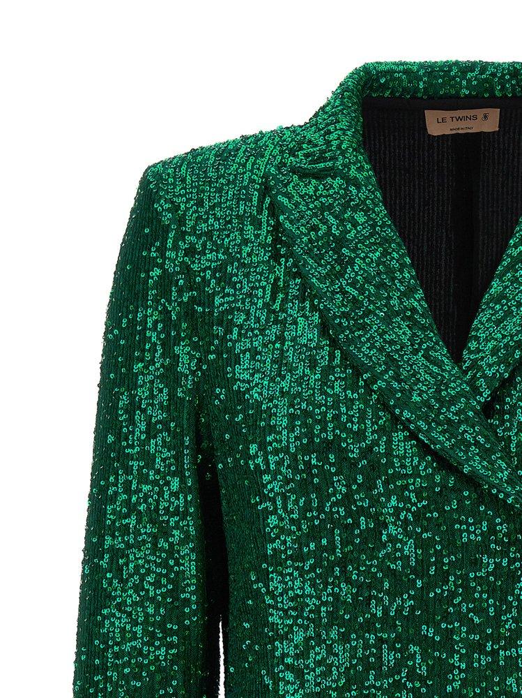 ジャケット LE TWINS FW23 'Como' double-breasted blazer (COMO VERDE) Le twins Jackets for Women | Online Sale up to 62% off | Lyst