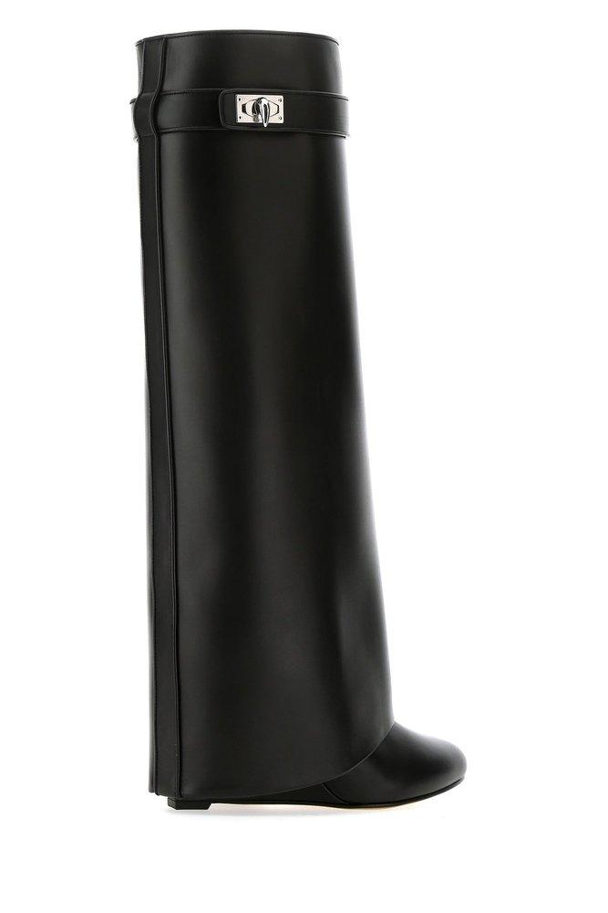 Givenchy Shark Lock Boots in Black Lyst Canada