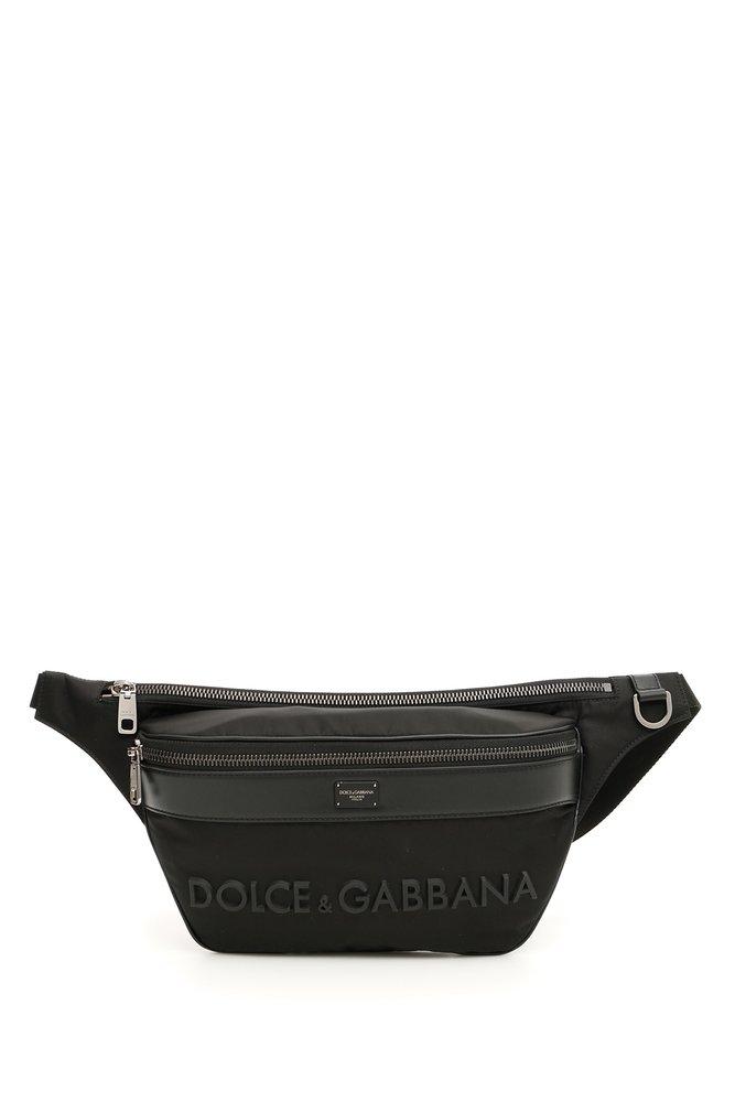 Dolce & Gabbana Logo Fanny Pack in Black for Men | Lyst