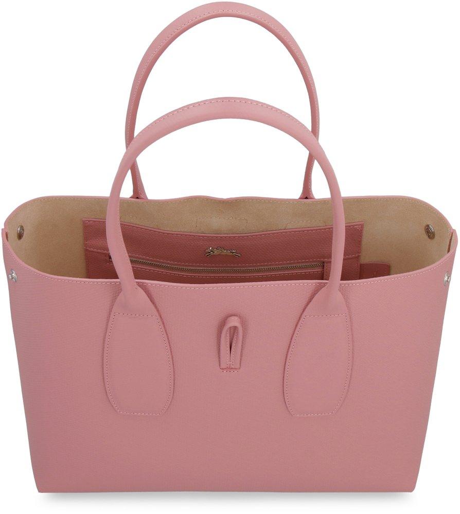 Longchamp Roseau Hobo Bag In Pink