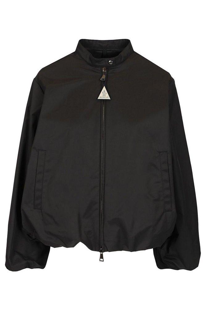 Moncler Gruissan Zip-Up Jacket in Black | Lyst