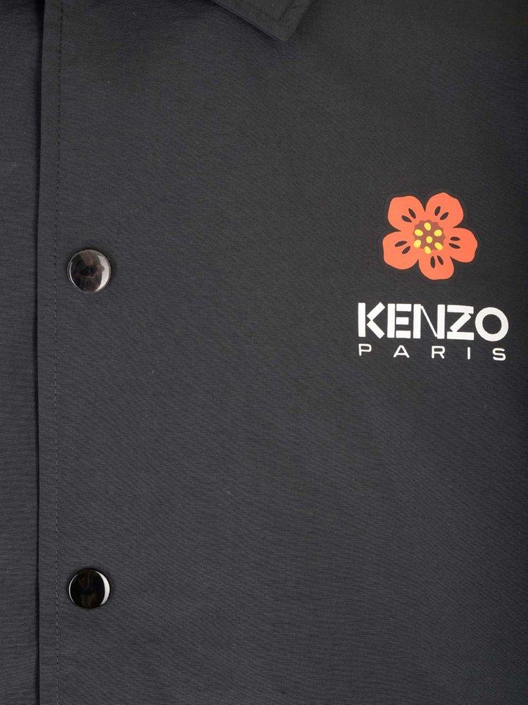 KENZO Boke Flower Coach Jacket in Black for Men | Lyst