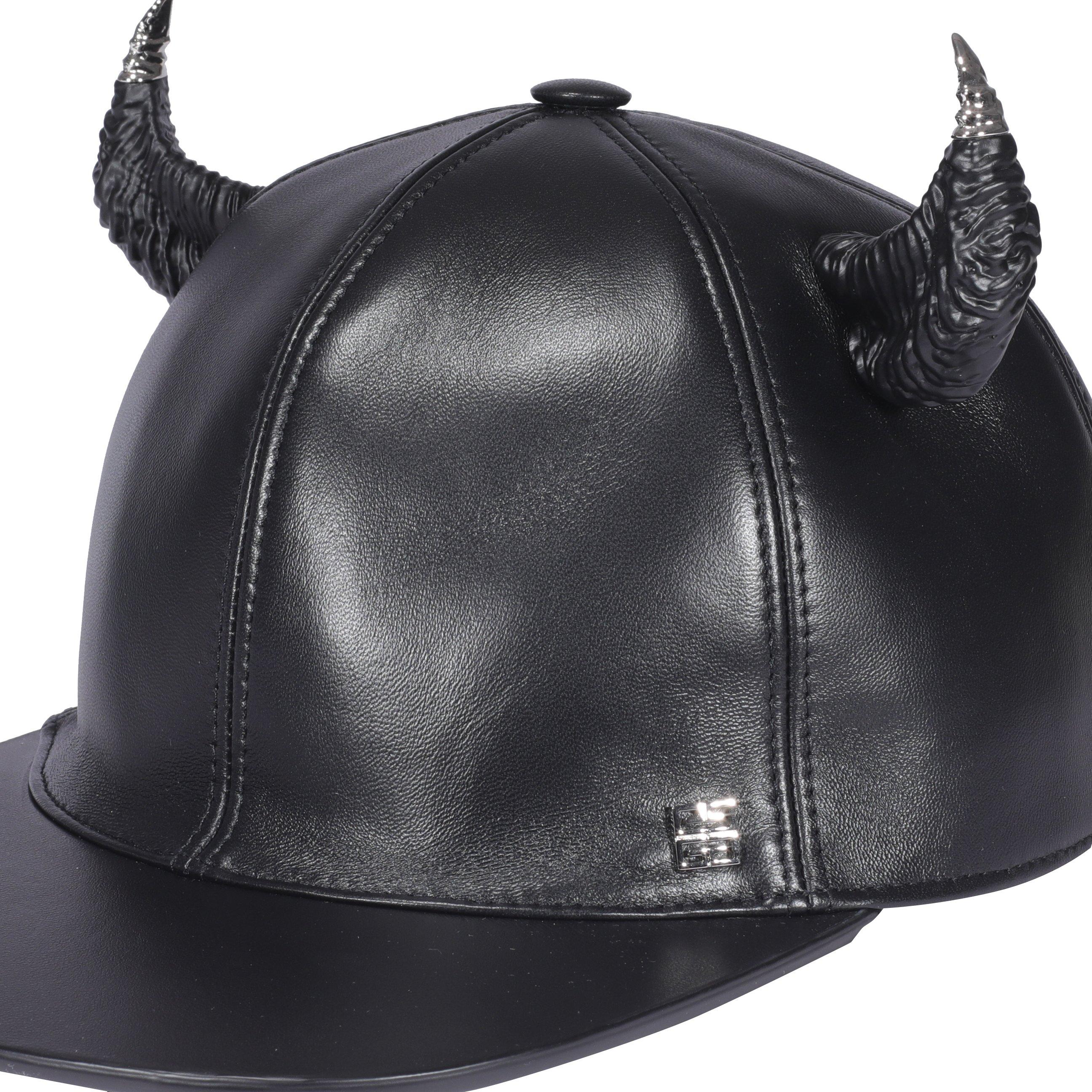 Givenchy Leather Horn Detailed Logo 