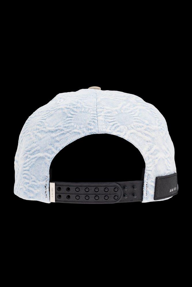 【AMIRI】Curved Peak ベースボール キャップ Amiri Logo Embroidered Curved Peak Baseball Cap in Black for