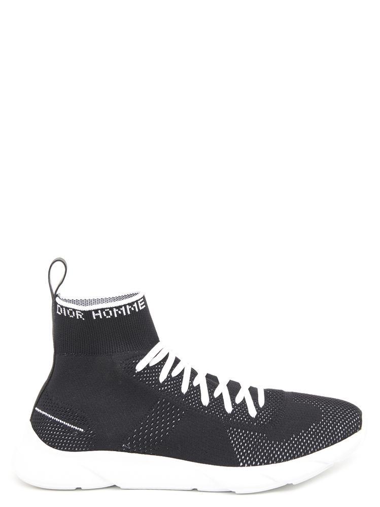Dior Homme B12 Sock Sneakers in Black 